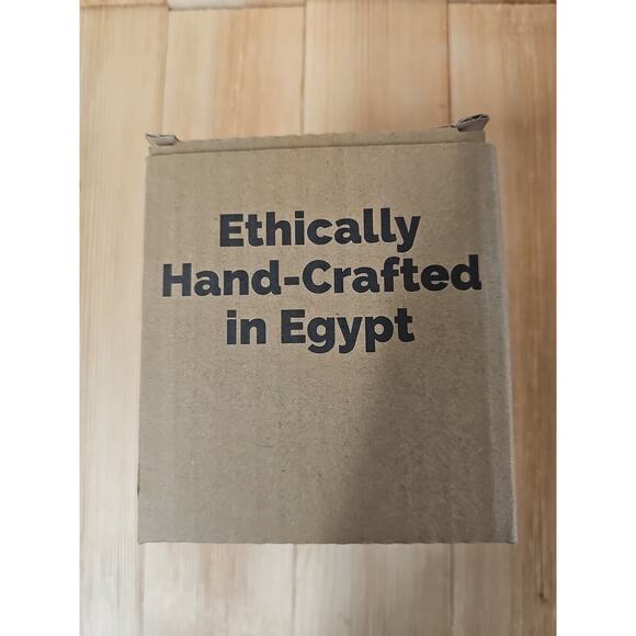 Winter Green Deer Tealight Candle On Clay Base Sustainable Recycled Glass - Picture 8 of 8